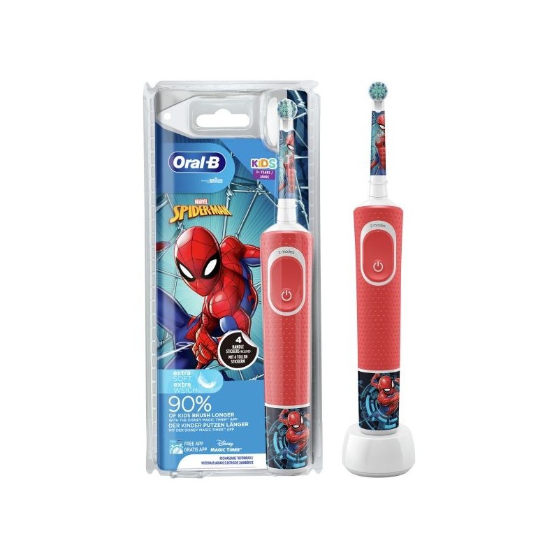 Oralb spiderman spazzolino elettrico+1 referenza
