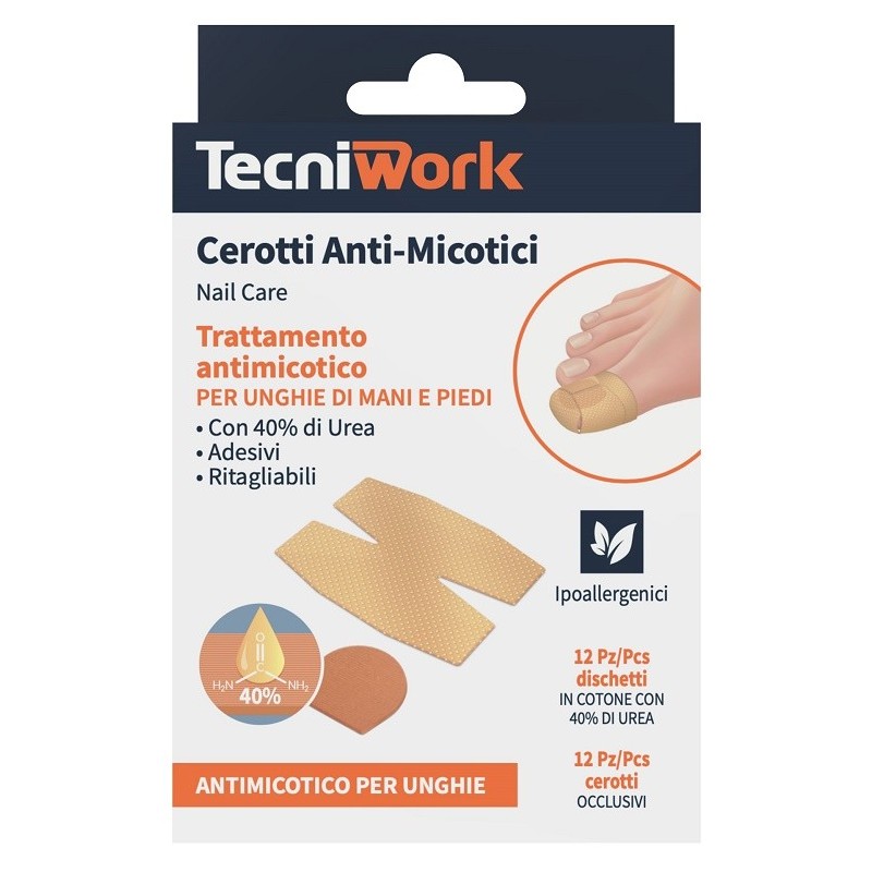 Cerotto antimicosi urea 12 pezzi + 12 fixing