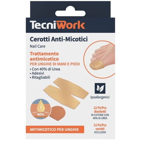 Cerotto antimicosi urea 12 pezzi + 12 fixing