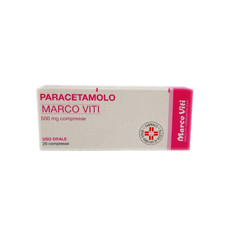 Paracetamolo (marco viti) 20 compresse 500 mg