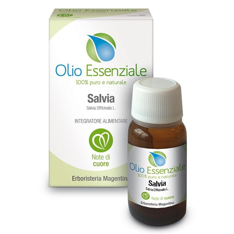 Salvia officinalis olio essenziale 10 ml Salvia officinalis olio essenziale 10 ml