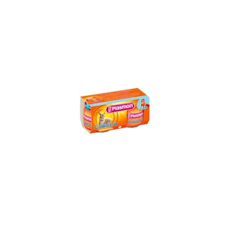 Plasmon omogeneizzato coniglio 80 g x 2 pezzi