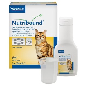 Nutribound soluzione orale appetibile per gatto 3 flaconi da150 ml
