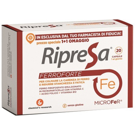 Ripresa ferroforte 20 capsule Ripresa ferroforte 20 capsule