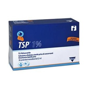 Tsp 1% soluzione oftalmica umettante lubrificante 30 flaconcini monodose 0,5 ml