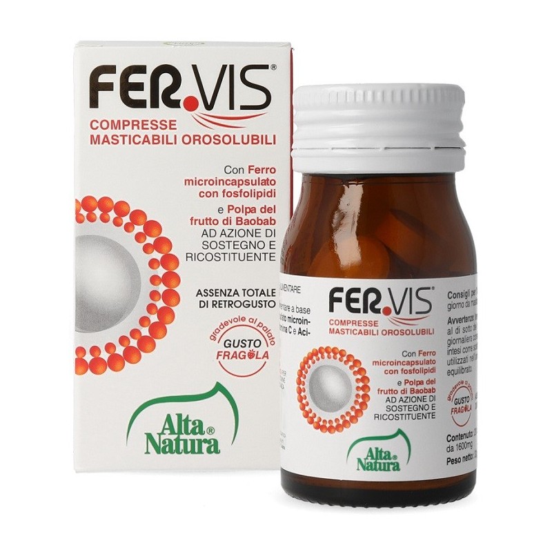 Fervis 20 compresse masticabili orosolubili