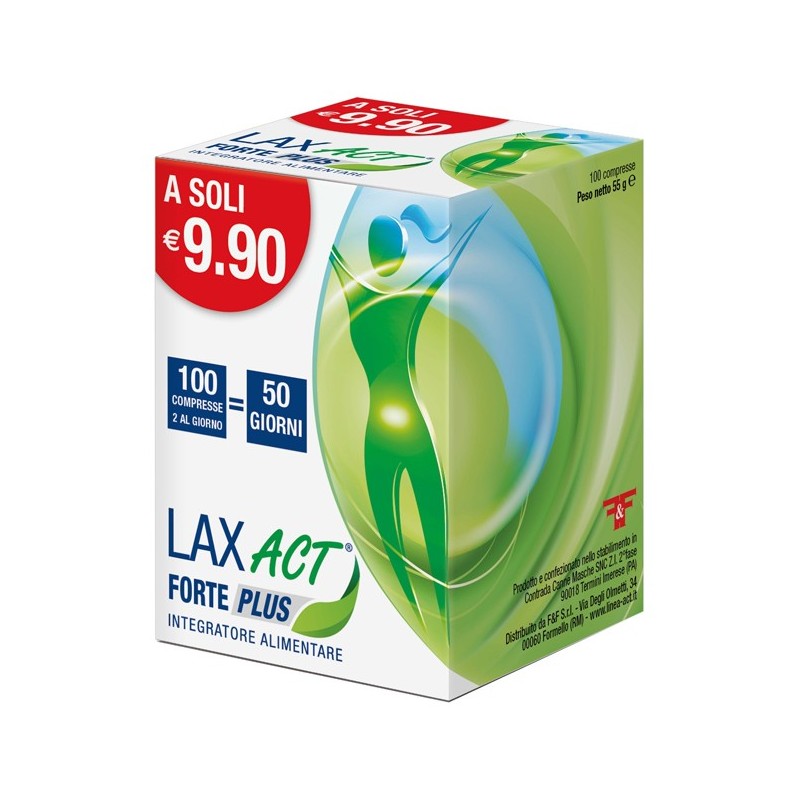 Lax act forte plus 100 compresse