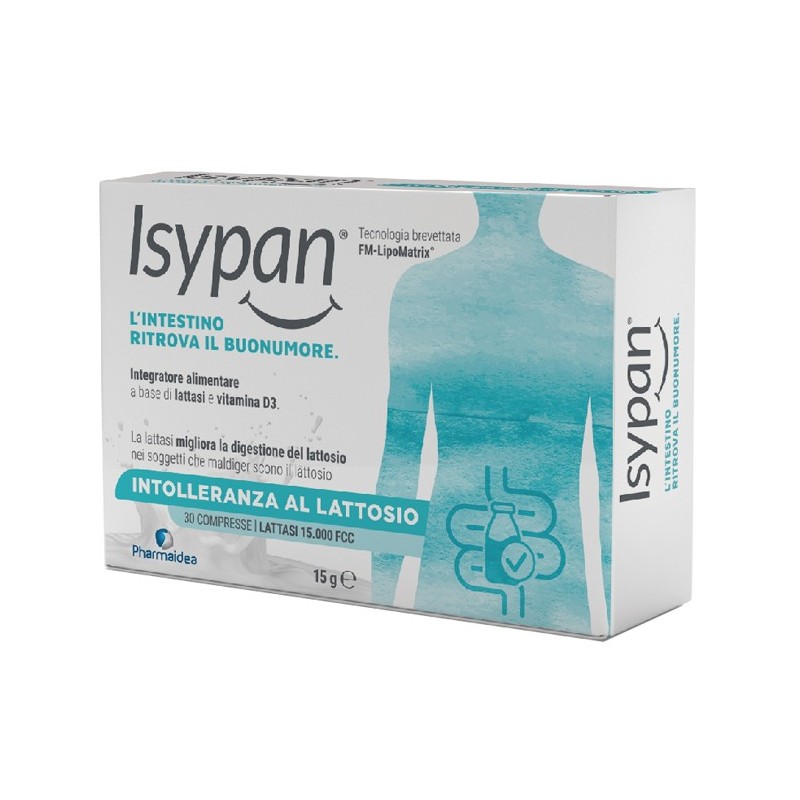 Isypan intolleranza lattosio 30 compresse