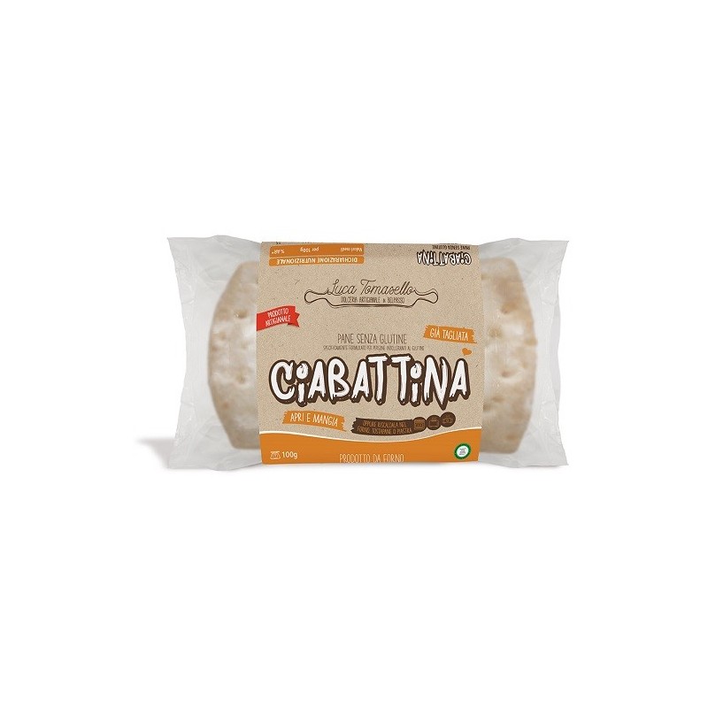 Ciabattina pane senza glutine 100 g Ciabattina pane senza glutine 100 g