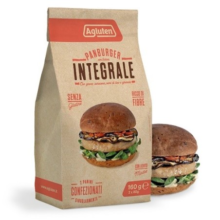 Agluten panburger farina integrale 160 g