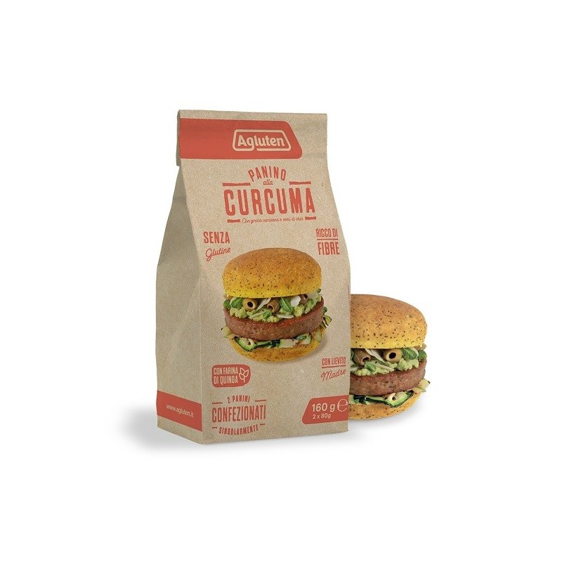 Agluten panino curcuma 160 g