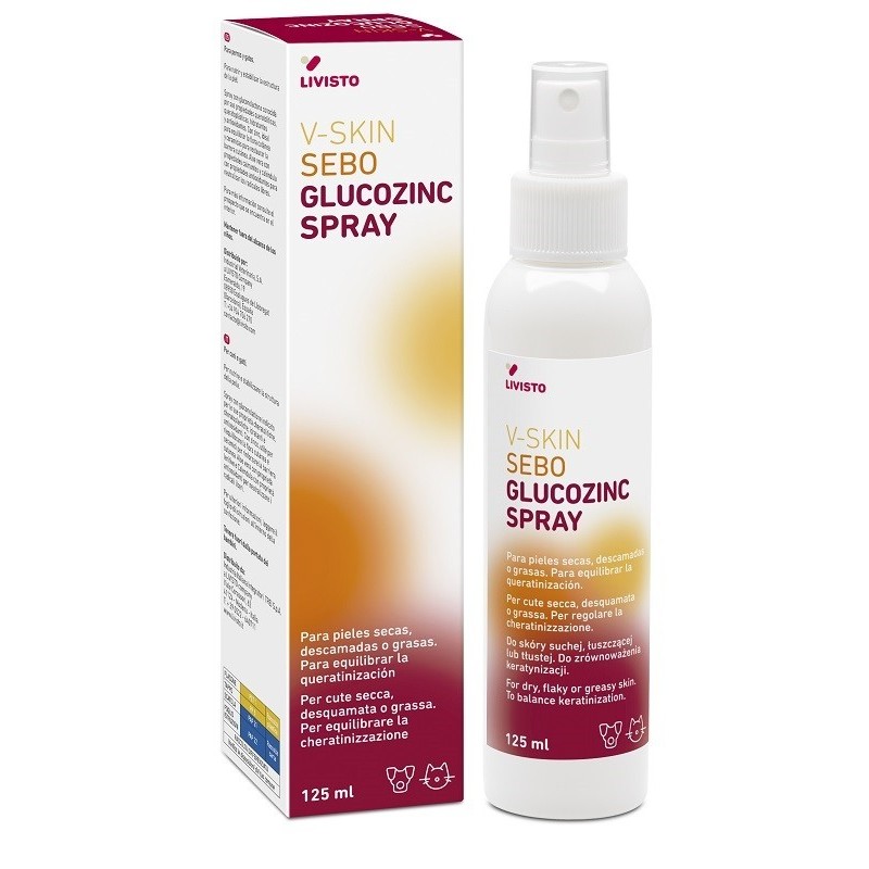 V-skin sebo glucozinc spray 125 ml V-skin sebo glucozinc spray 125 ml