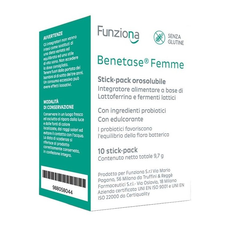 Benetase femme 10 stick pack