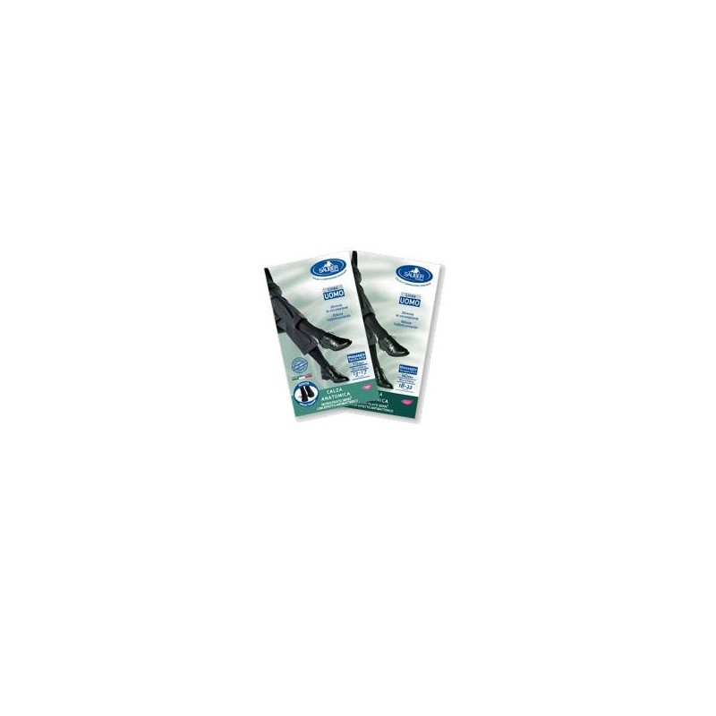 Sauber calza uomo q-skin 140 den colore blu taglia m