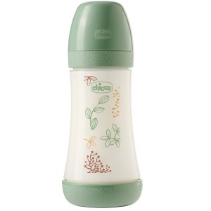 Chicco biberon p5 eco polipropilene da 240 ml medium silicone