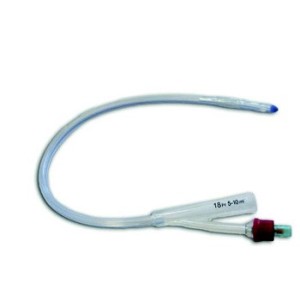 Catetere foley in silicone securdrain via' per adulti 2 viepalloncino 5-10 ml diametro ch18 lunghezza 41 cm con linea radiopaca 