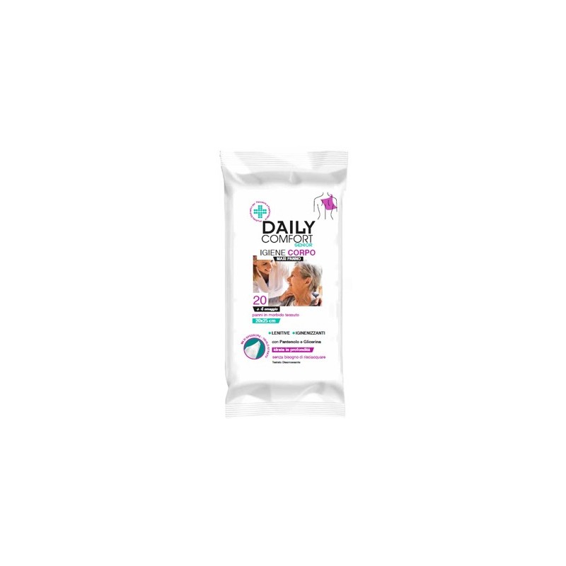 Daily comfort senior panni igiene corpo 24 pezzi