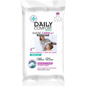 Daily comfort senior panni shampoo 4 pezzi