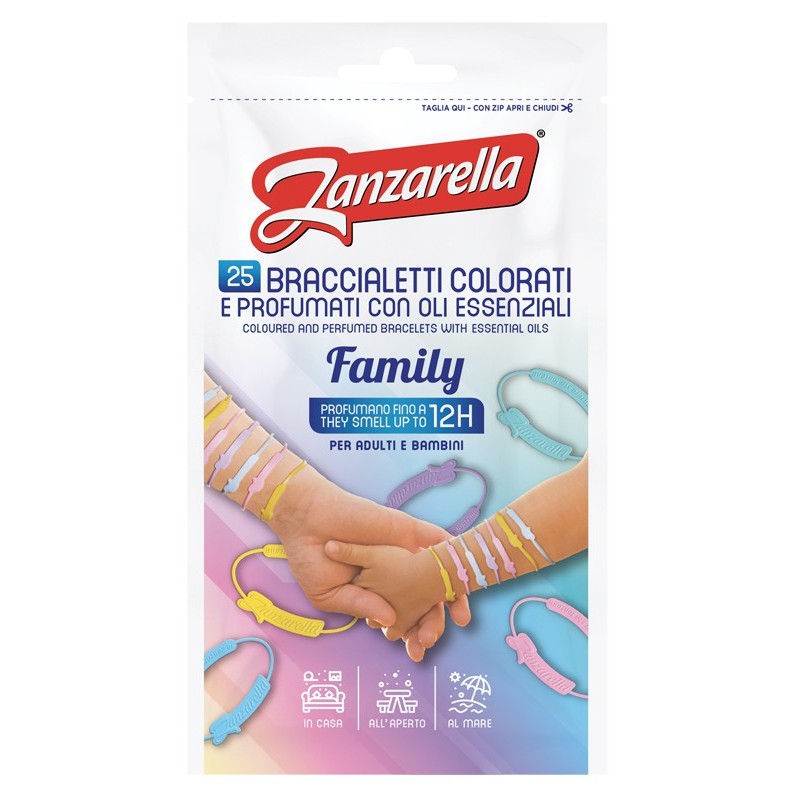 Zanzarella braccialetti family 25 pezzi Zanzarella braccialetti family 25 pezzi