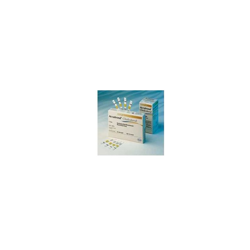 Test colesterolo totale accutrend cholesterol 25 pezzi Test colesterolo totale accutrend cholesterol 25 pezzi