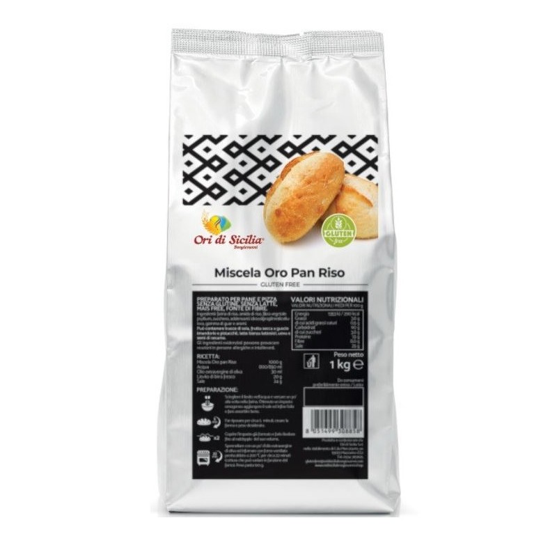 Ori di sicilia mix oro pan riso 1 kg Ori di sicilia mix oro pan riso 1 kg