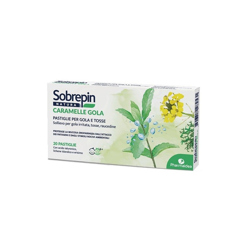 Sobrepin natura caramella gola 20 pastiglie