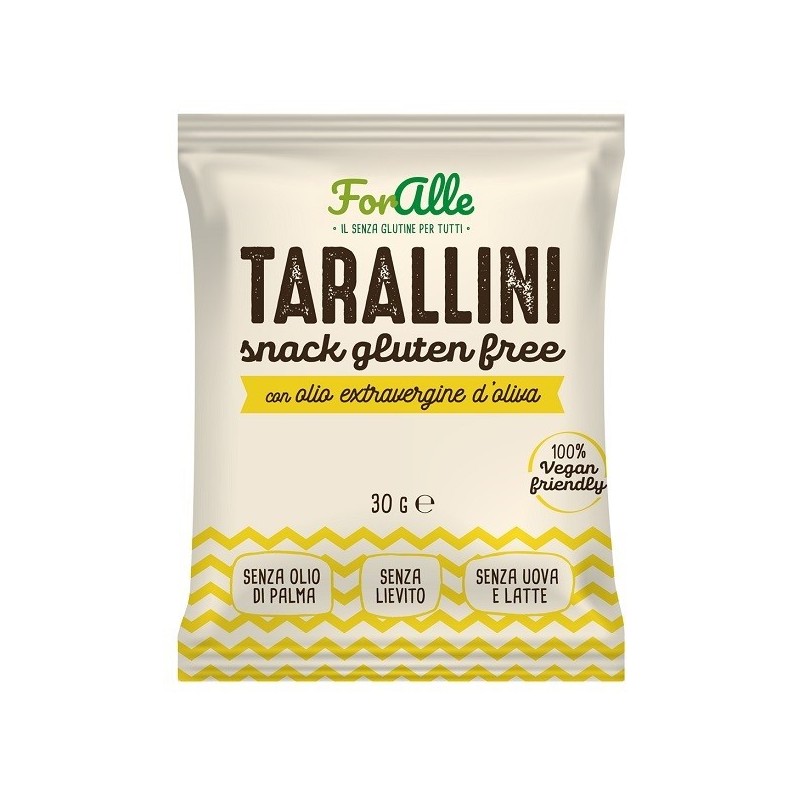Foralle tarallini con olio extravergine d'oliva 30 g Foralle tarallini con olio extravergine d'oliva 30 g