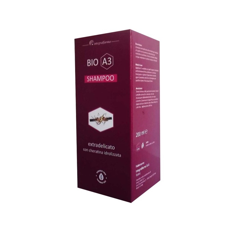 Bio a3 shampoo extra delicato 200 ml