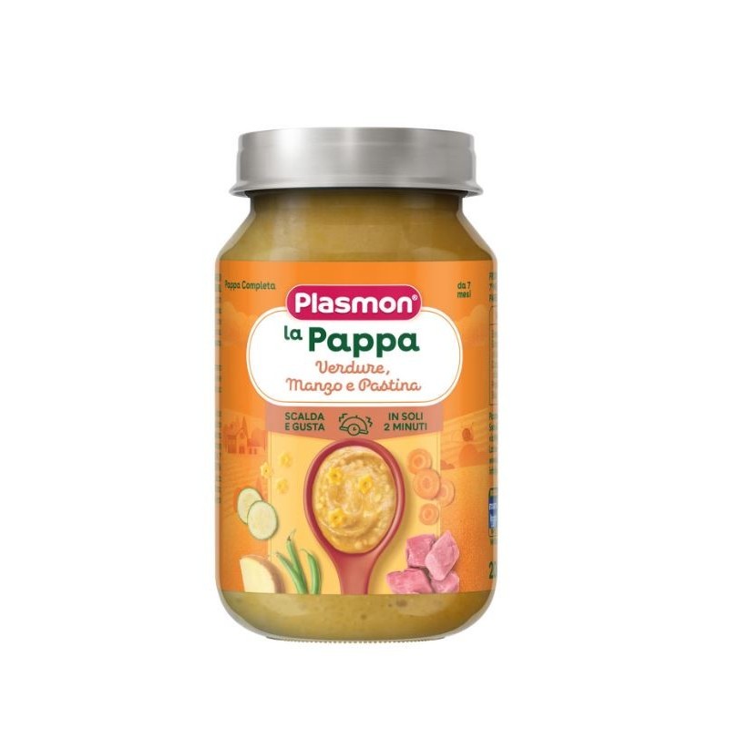 Plasmon la pappa verdure manzo e pastina 200 g