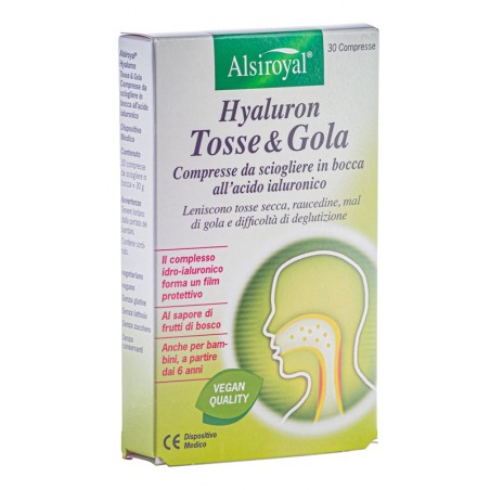 Hyaluron tosse & gola 30 compressen
