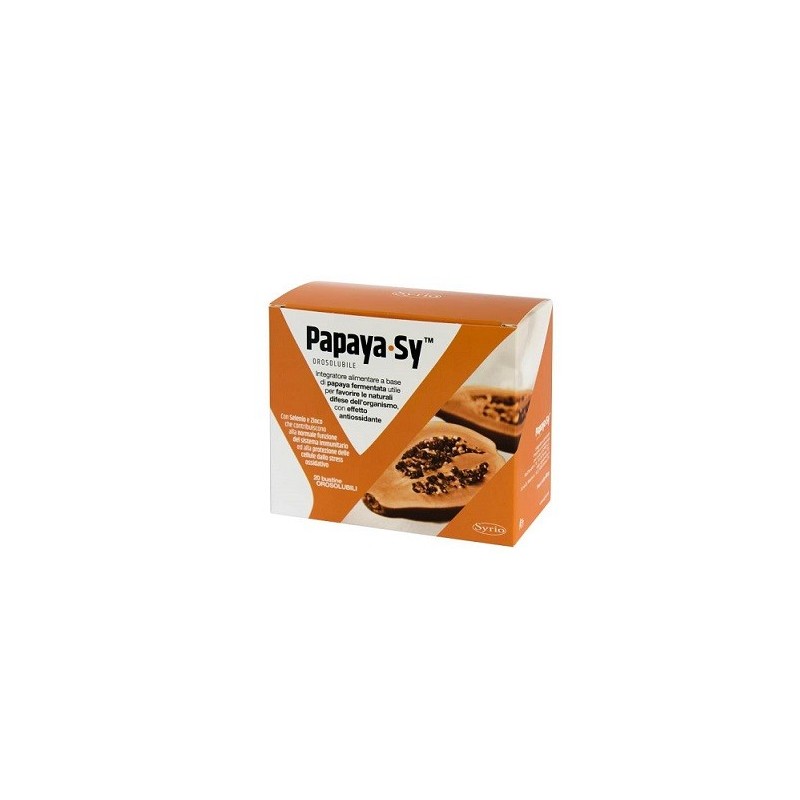 Papaya-sy 20 bustine 92 g polvere orosolubile