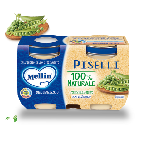 Omogeneizzato piselli 2 x 125 g