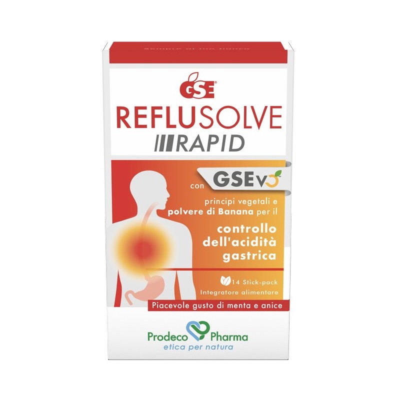 Gse reflusolve rapid 14 stick pack