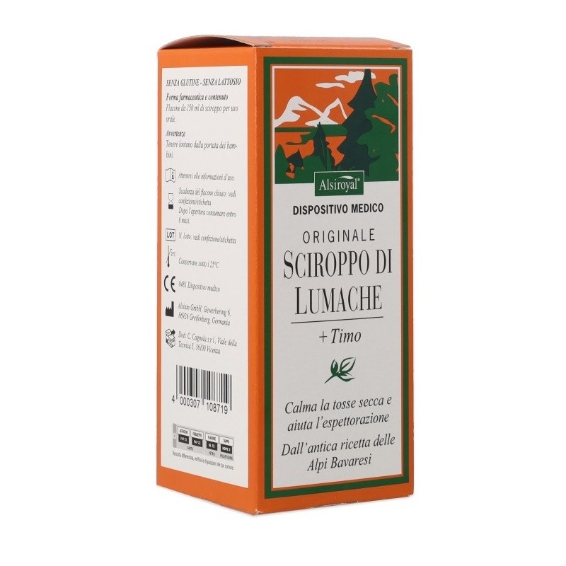 Sciroppo lumache originale alsitan 150 ml