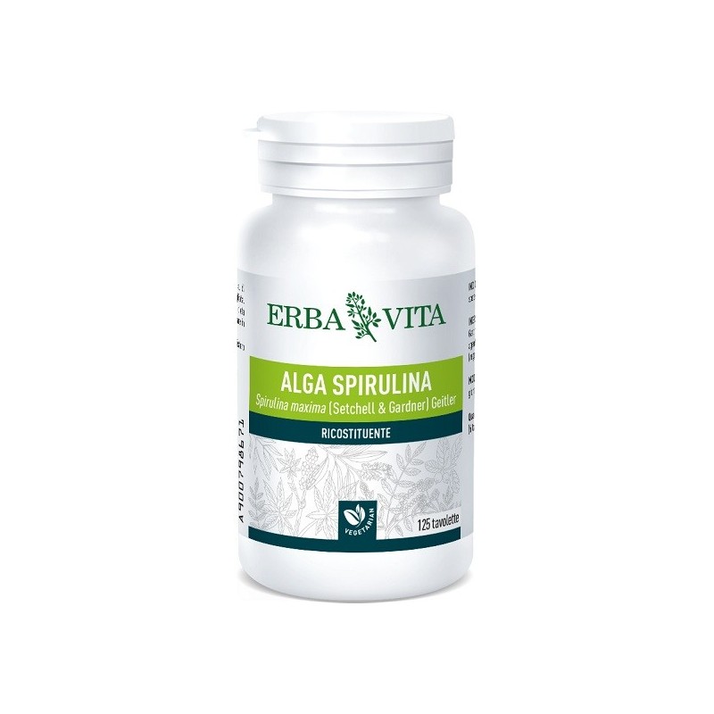 Alga spirulina 125 tavolette 400 mg