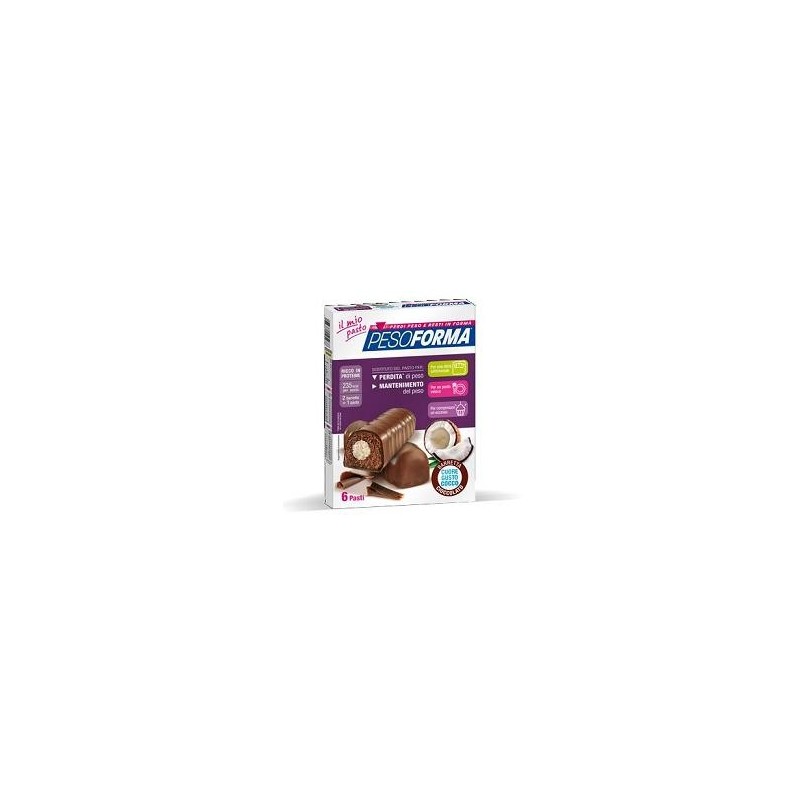 Pesoforma barretta cuore cocco 6 pasti 12 x 31 g