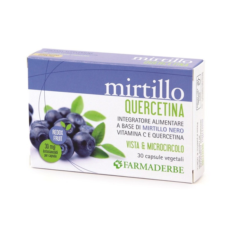 Mirtillo quercetina 30 capsule vegetali
