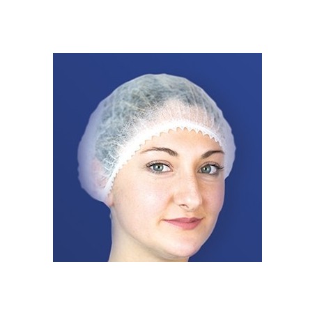 Cuffietta clip in tnt resistente traspirante con elastico sututto il bordo blu 100 pezzi