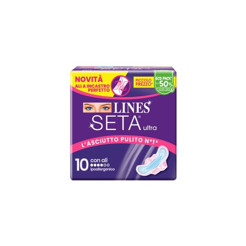 Lines seta ultra assorbenti ali dwct 10 pezzi