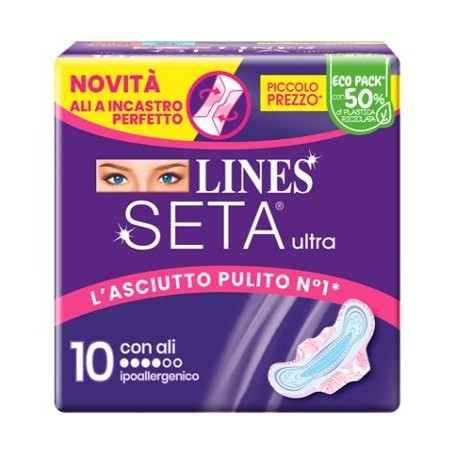 Lines seta ultra assorbenti ali dwct 10 pezzi