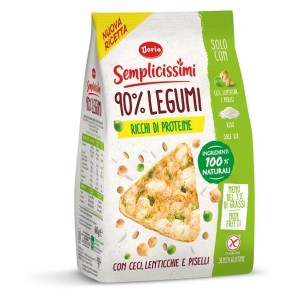 Doria semplicissimi snack 90% legumi ceci, lenticchie e piselli 60 g