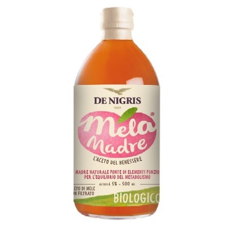 Mela madre aceto mele biologico non filtrato e non pastorizzato 500 ml