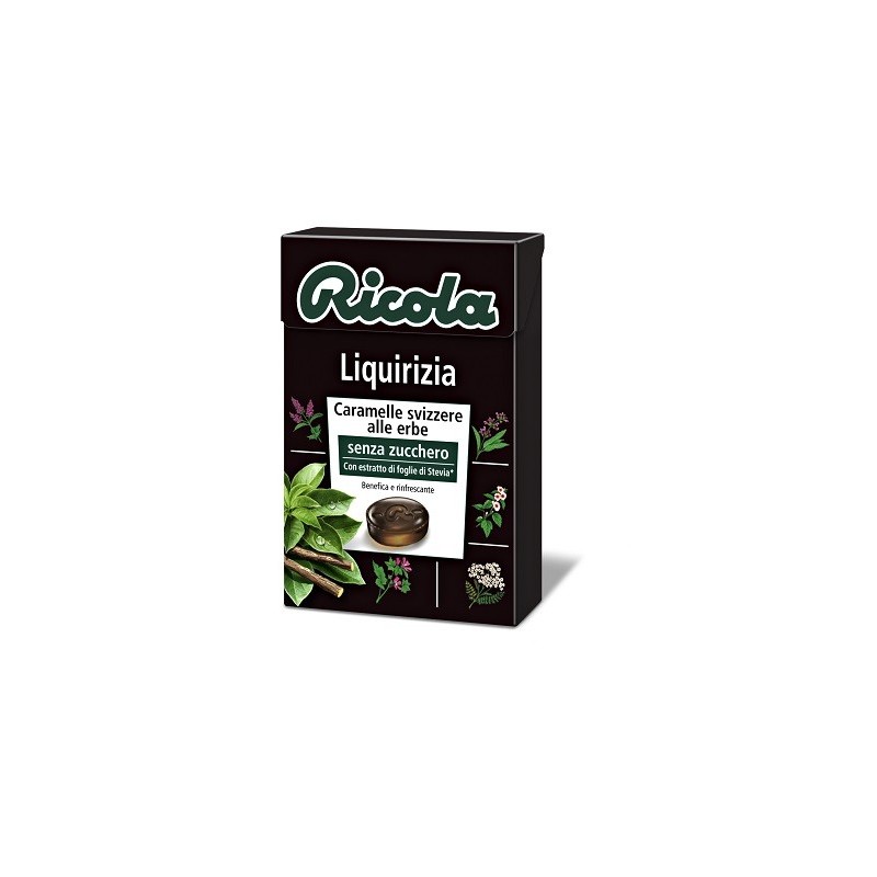 Ricola liquirizia senza zucchero 50 g