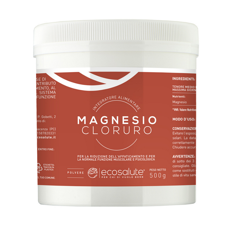 Magnesio cloruro polvere 500 g Magnesio cloruro polvere 500 g