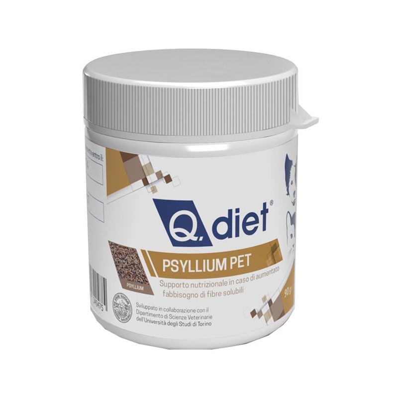 Q diet psyllium pet polvere 90 g Q diet psyllium pet polvere 90 g
