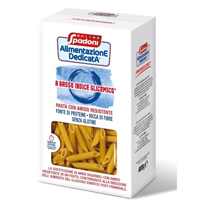 Alimentazione dedicata penne basso indice glicemico senza glutine 400 g Alimentazione dedicata penne basso indice glicemico senza glutine 400 g