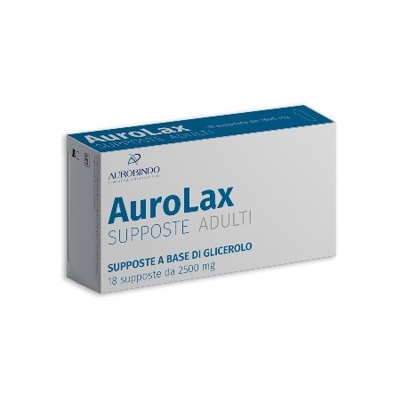 Supposte aurolax glicerolo 2500 mg 18 supposte