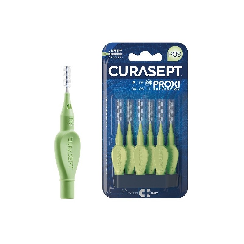 Curasept proxi p09 verde chiaro/light 6 pezzi