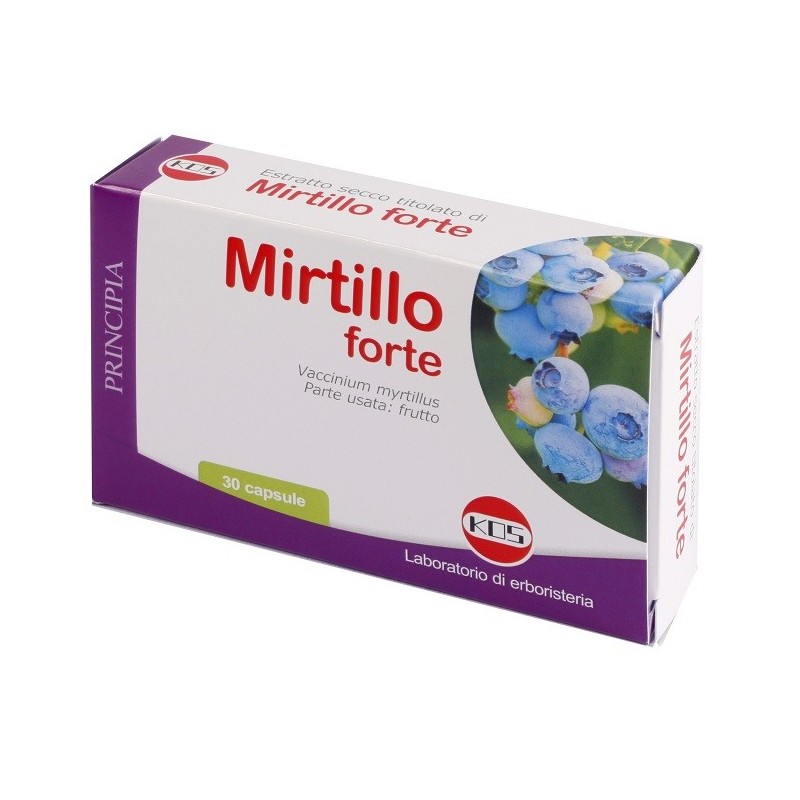 Mirtillo forte estratto secco titolato 30 capsule Mirtillo forte estratto secco titolato 30 capsule