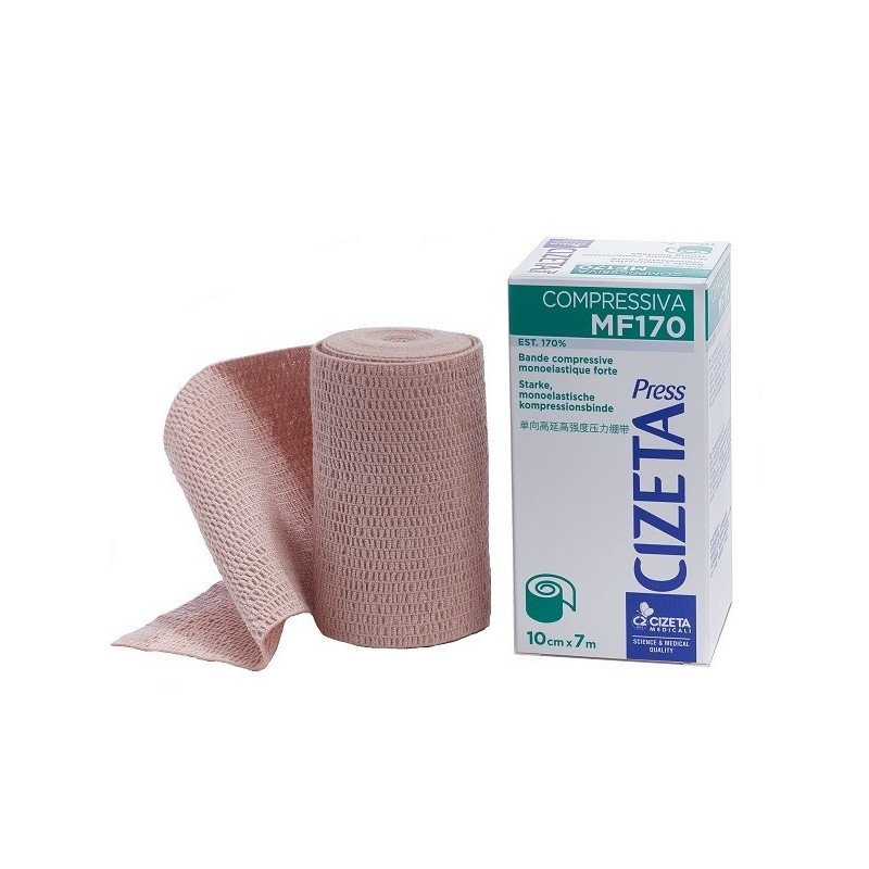 Cizeta press compressiva mf170 benda monoelastica forte estm 7x10 cm